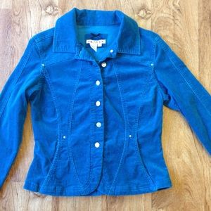 🍁2/$10 A.M.I corduroy western style jacket size S